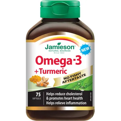 No Fishy Aftertaste Omega-3 + Turmeric