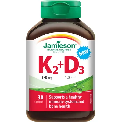 Vitamin K2 120 Mcg + D3 1000 IU