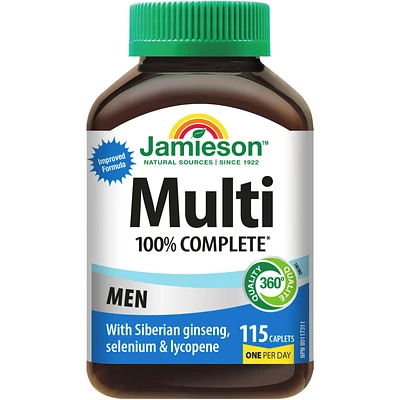 100% Complete Multivitamin for Men 115 ct