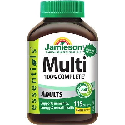 100% Complete Multivitamin for Adults 115 ct