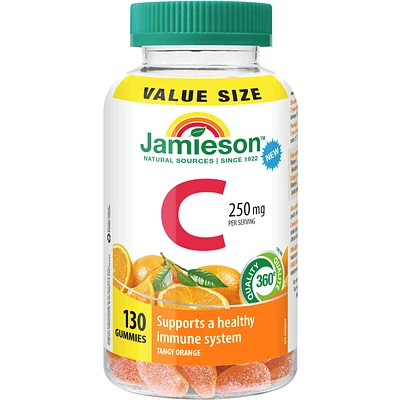 Vitamin C Gummies Tangy Orange Value Size