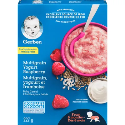 Stage 3 Multigrain Yogurt Raspberry Baby Cereal
