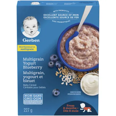 Stage 3 Multigrain Yogurt Blueberry Baby Cereal