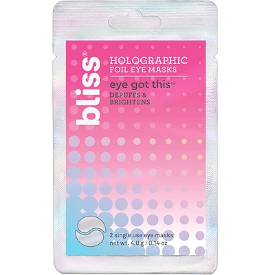 Bliss The Detoxifier Holographic  Foil Sheet Mask