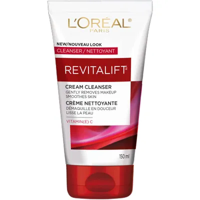 Revitalift Makeup-Removing Cleansing Cream Face Cleanser & Toner, with Vitamin C