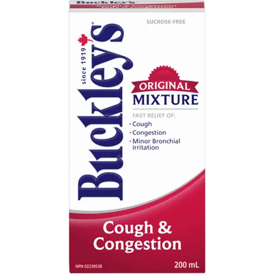 Buckley's® Cough Congestion Original Mixture Syrup Sucrose-Free