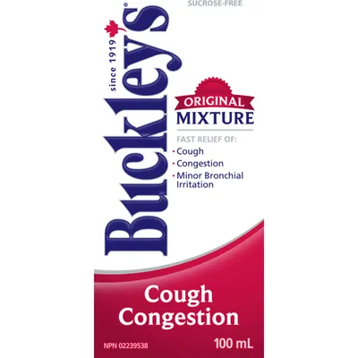 Buckley's® Cough Congestion Original Mixture Syrup Sucrose-Free 100mL