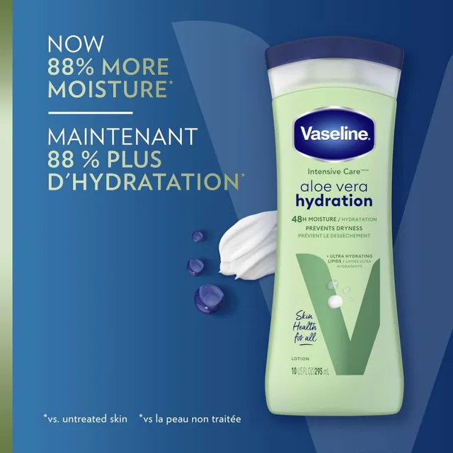 Vaseline Intensive Care Body Lotion for dry skin Almond Smooth with vitamin  E 600 ml