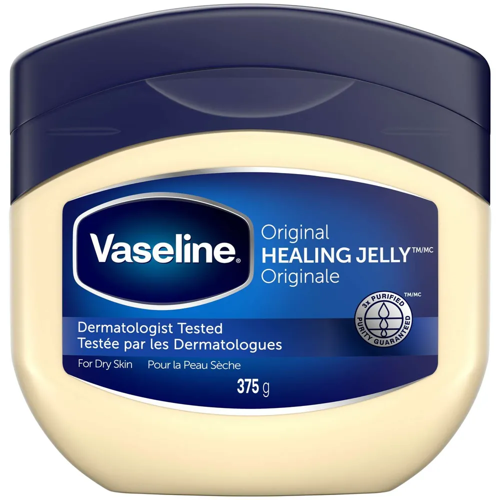 Vaseline Healing Jelly for dry, cracked skin Original 100% pure petroleum jelly 375 g