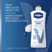 Vaseline Intensive Care Body Lotion for sensitive and dry skin Advanced Repair unscented, moisturizing body cream 600 ml