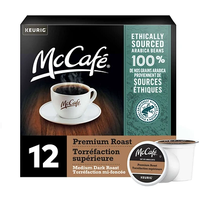 Premium Medium Dark Roast, Decaf, K-Cup Coffee Pods