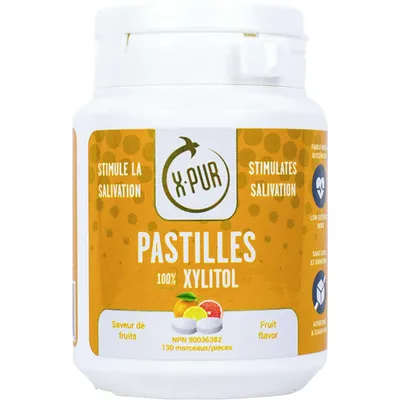 X-PUR Pastilles 100% Xylitol Fruit Flavoured