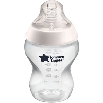 Closer to Nature Baby Bottle, Breast-Like Nipple with Anti-Colic Valve