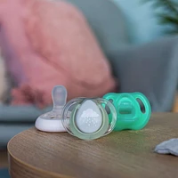 Pick-a-Paci Mixed Pacifier 3 Pack, Breast-like, Ultralight and Night-Time Glow in the Dark, 0-6m