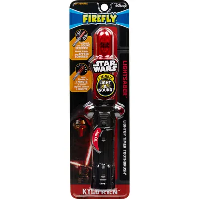 Firefly Light And Sound Starwars Kylo-rey Lightsaber Toothbrush