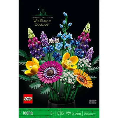 LEGO Icons Wildflower Bouquet Artificial Flowers 10313