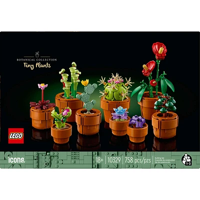 LEGO Icons Tiny Plants Build and Display Set for Adults 10329