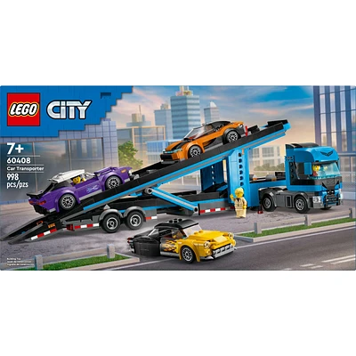 LEGO City Car Transporter Truck with Sports Cars Kids Gift Idea 60408