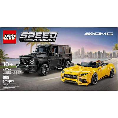 LEGO Speed Champions Mercedes-AMG G 63 & Mercedes-AMG SL 63 F1 Toy Car 76924