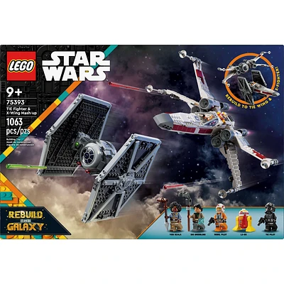 LEGO Star Wars TIE Fighter & X-Wing Mash-up Building Set for Kids 75393