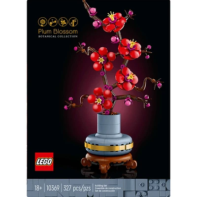 LEGO Icons Plum Blossom Flower Décor Display Set for Office Décor 10369