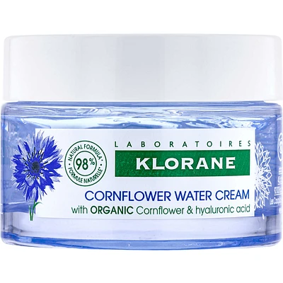 Water Cream with Organic Cornflower