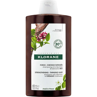 Shampoo with Quinine & ORGANIC Edelweiss - Strengthening for thinning hair