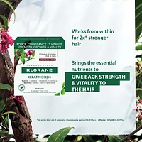KeratinCaps - Strength & vitality for hair & nails - with organic Quinine