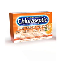 Chloraseptic Sore Throat with  Soothing Liquid Centre Lozenges Citrus