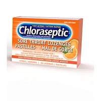 Chloraseptic Sore Throat with  Soothing Liquid Centre Lozenges Citrus