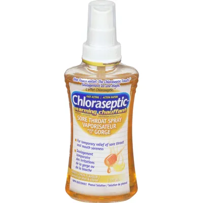 Chloraseptic Warming Sore Throat Spray Honey Lemon