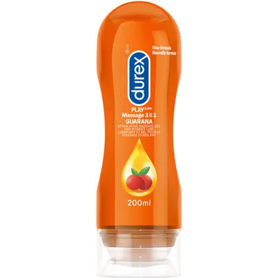 Durex Play 2-in-1 Massage Gel and Intimate Lubricant with Guarana Extract