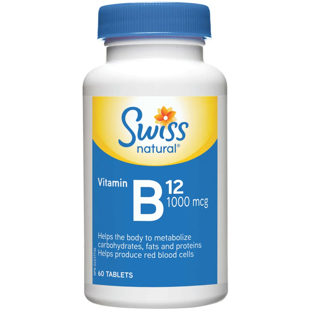 Vitamin B12 1000 mcg (60 tablets)
