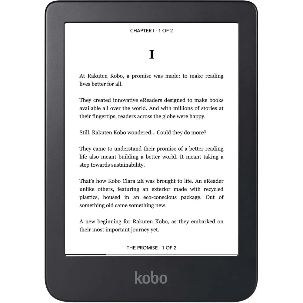 eBook  Kobo Clara 2E, Para eBook, 6 , 16 GB, 300 ppp, 1448 x 1072, E-Ink,  Azul Océano Profundo