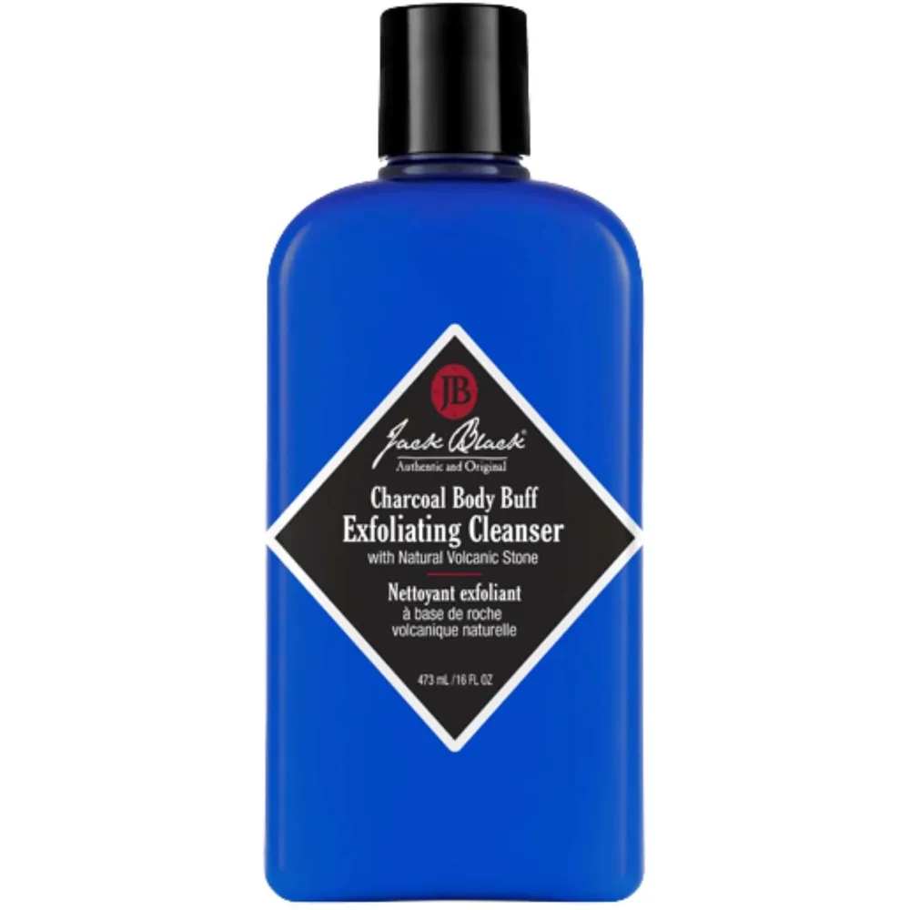 Charcoal Body Buff Exfoliating Cleanser
with Natural Volcanic Stone