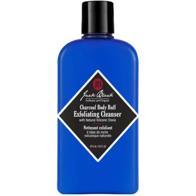 Charcoal Body Buff Exfoliating Cleanser
with Natural Volcanic Stone