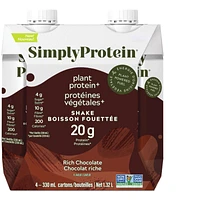 Ready-To-Drink Chocolate Plant Protein Shake, High Protein, Low Sugar, Dairy Free