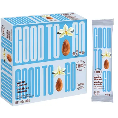 Vanilla Almond Soft Baked Bars 9 pack