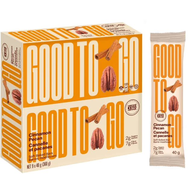  GOOD TO GO Soft Baked Bars Vanilla Almond, 9 Pack