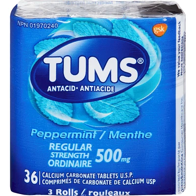 TUMS RS ROLLS PEPPERMINT