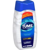 Tums Ultra Strength Antacid for Heartburn Relief Peppermint 160 count