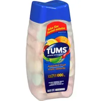 Tums Ultra Strength Antacid for Heartburn Relief Assorted Fruit 160 count