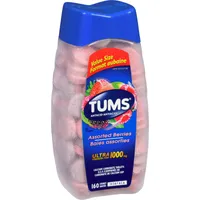 Tums Ultra Strength Antacid for Heartburn Relief Assorted Berry 160 count