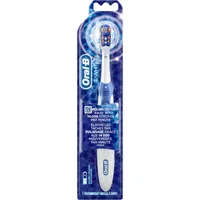 Oral-B 3D White Battery Powered Toothbrush, 1 Count, Colours May Vary