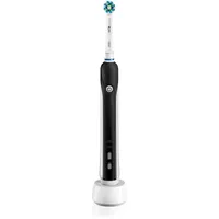 1000 CrossAction Electric Toothbrush, Black, Powered by Braun