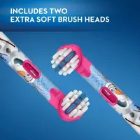 Oral-B Kids Extra Soft Replacement Brush Heads featuring Disney's Frozen, 2 count