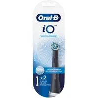 Oral-B iO Ultimate Clean Replacement Brush Heads, Black, 2 count