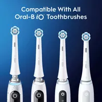 Oral-B iO Gentle Care Replacement Heads, Electric Toothbrush Brush Heads, White, 2 Count