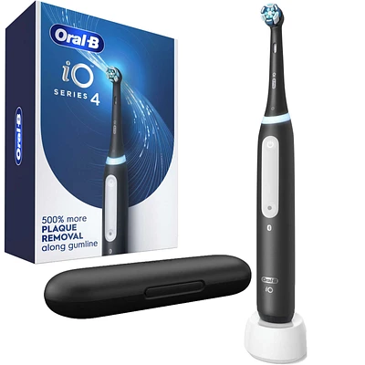 iO Series 4 Electric Toothbrush with (1) Brush Head, Rechargeable, Black