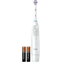 Oral-B Pro 100 3D White, Battery Toothbrush, White